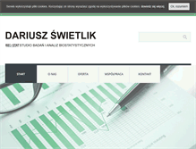 Tablet Screenshot of bio-stat.pl